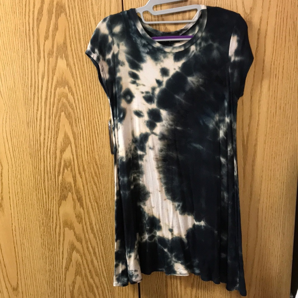 Tie dye t-shirt dress